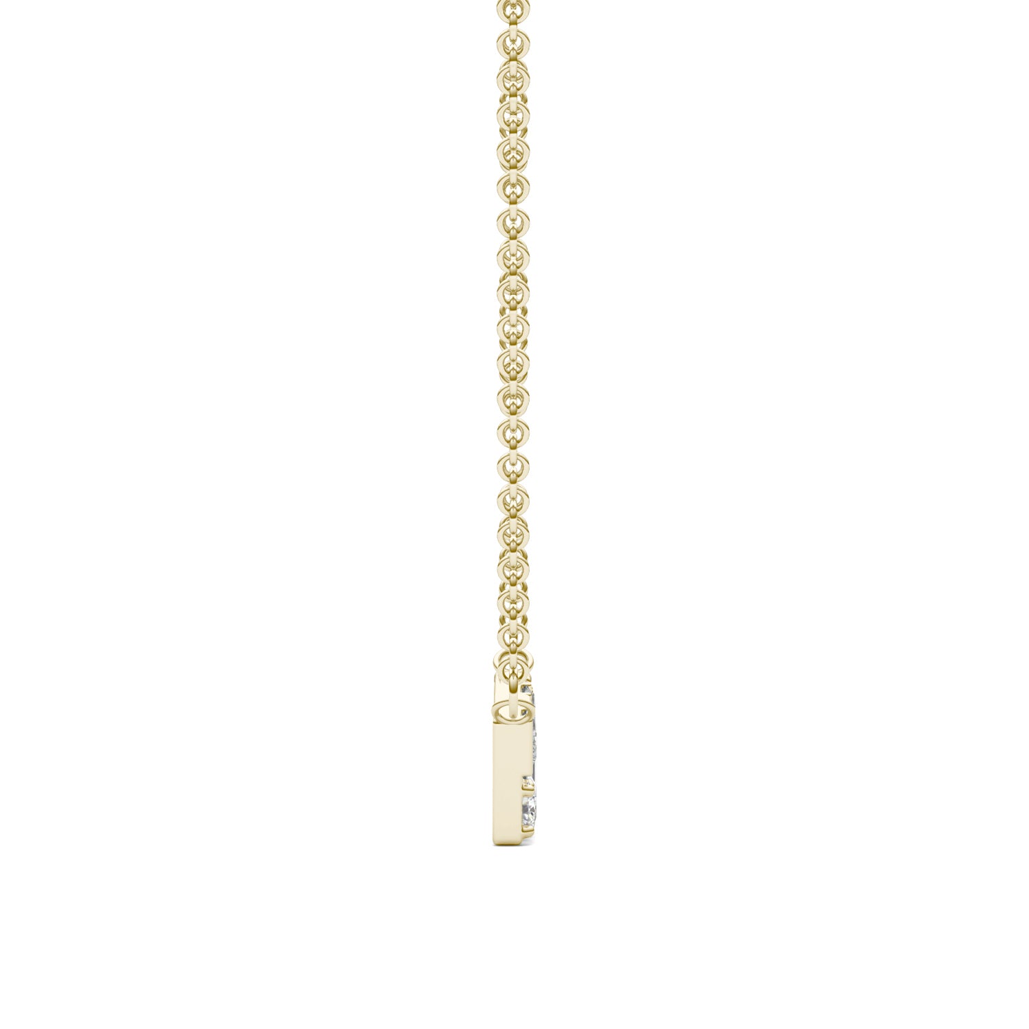 0.82 CTW DEW Straight Baguette Forever Bright™ Moissanite Necklace