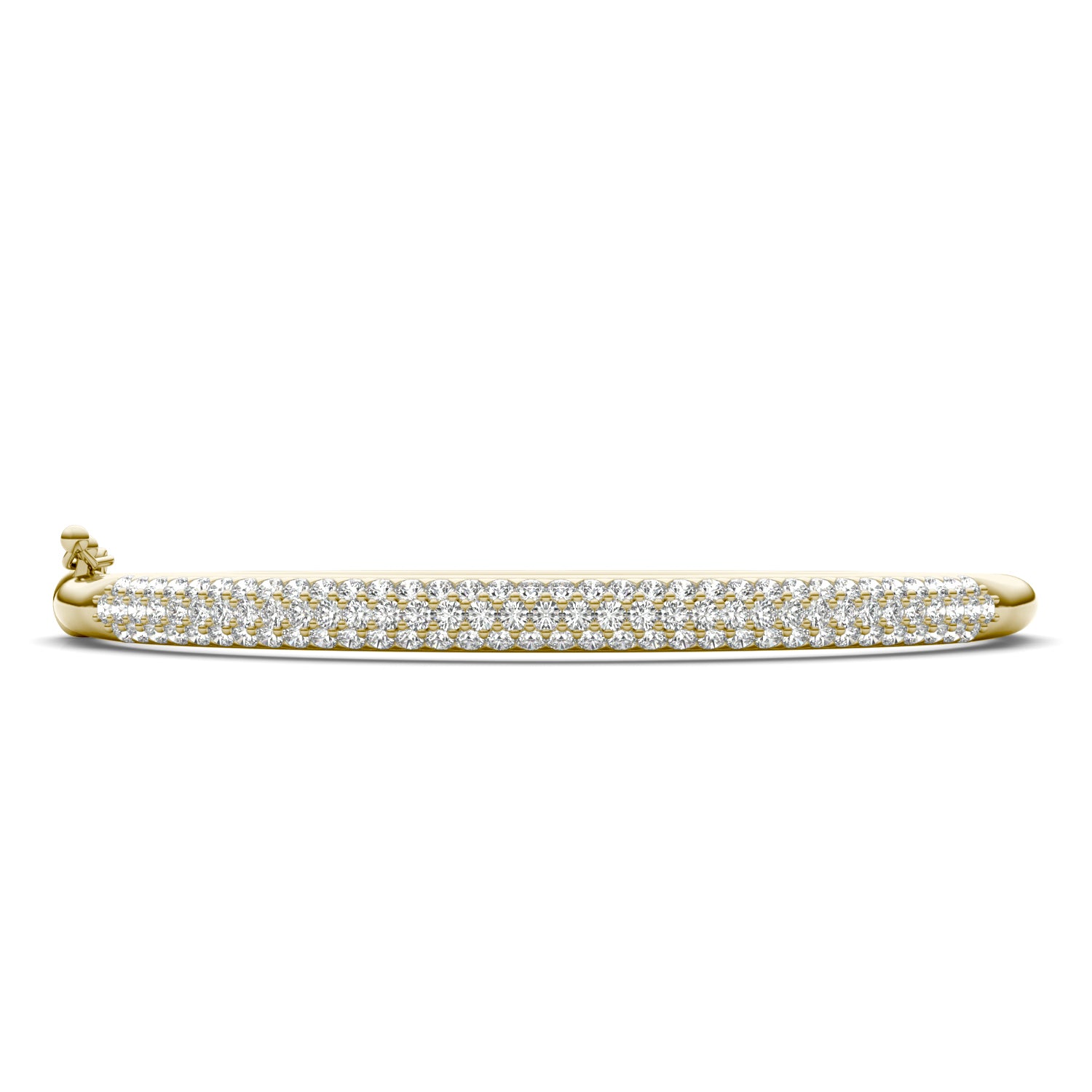 2 7/8 CTW Round Caydia® Lab Grown Diamond Pavé Bangle Bracelet