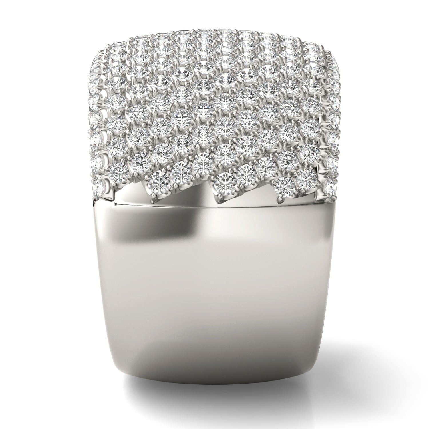 2 1/2 CTW Round Caydia® Lab Grown Diamond Pavé Statement Ring