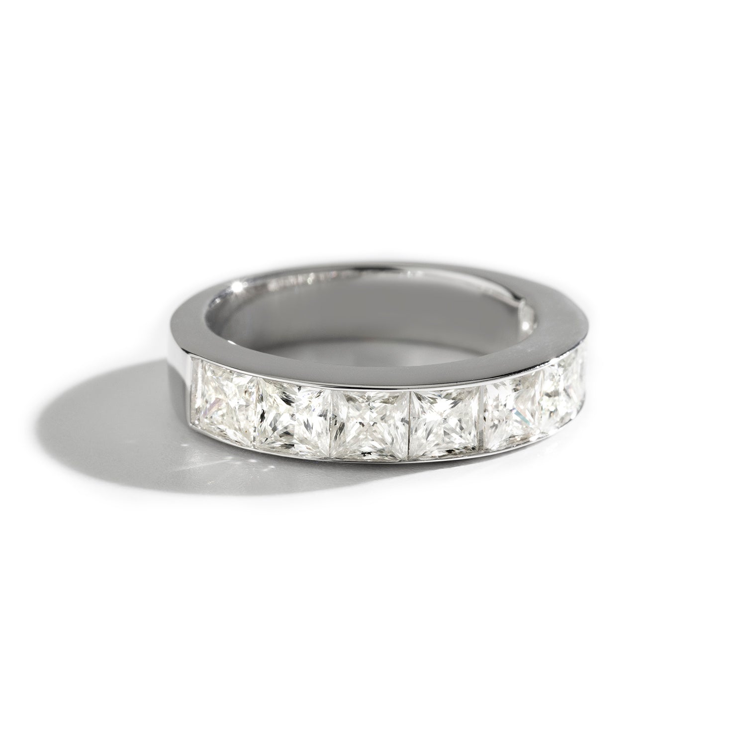 2.96 CTW DEW Princess Forever Classic™ Moissanite Ring