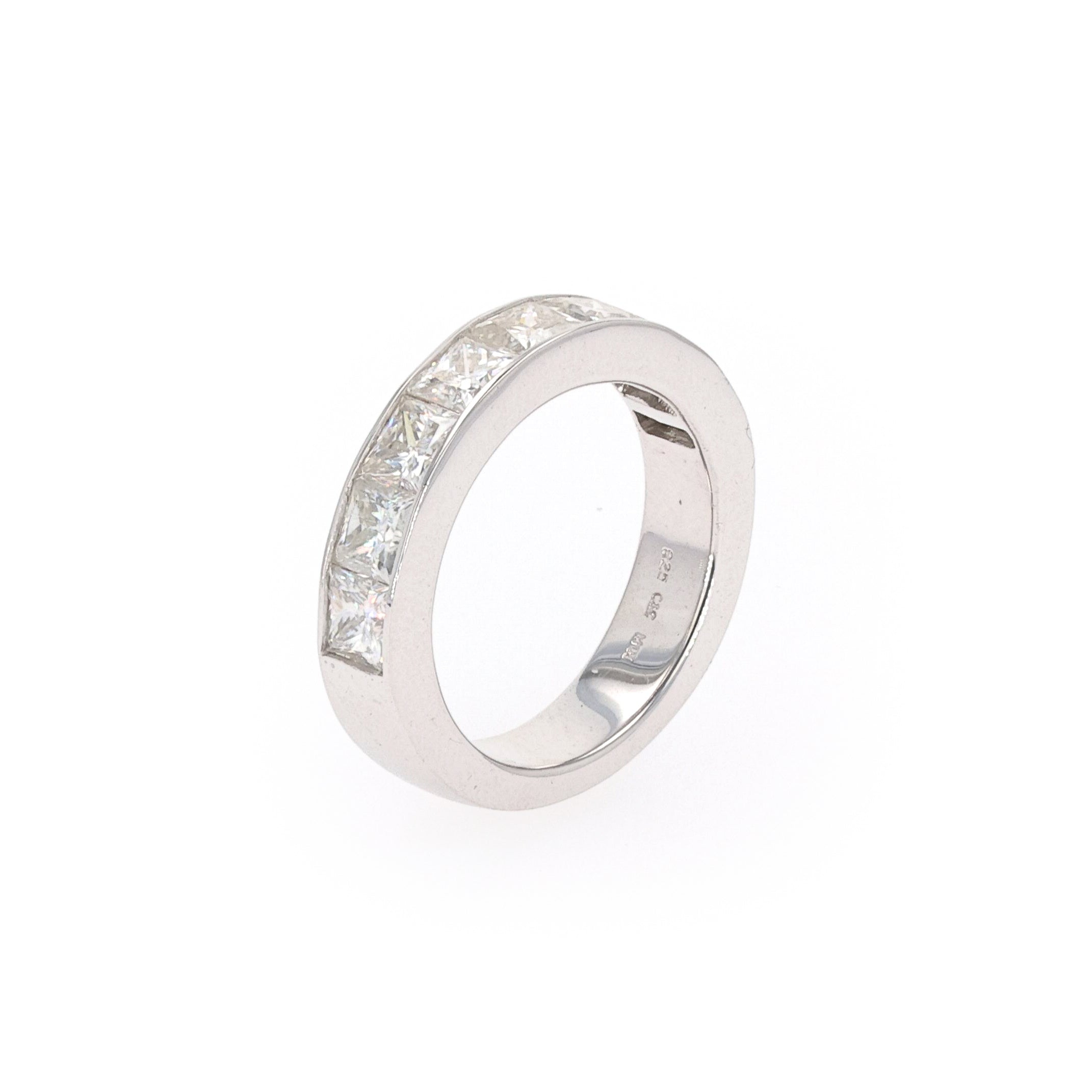 2.96 CTW DEW Princess Forever Classic™ Moissanite Ring